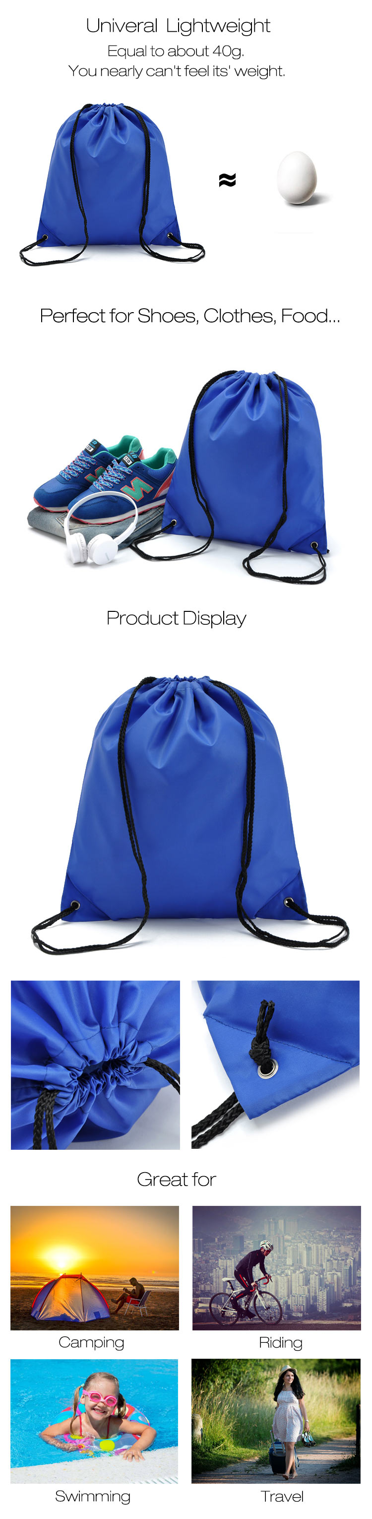 KC-SK02-Travel-Drawstring-Storage-Bag-Durable-Nylon-Sport-Backpack-Sack-Bag-1158812-3