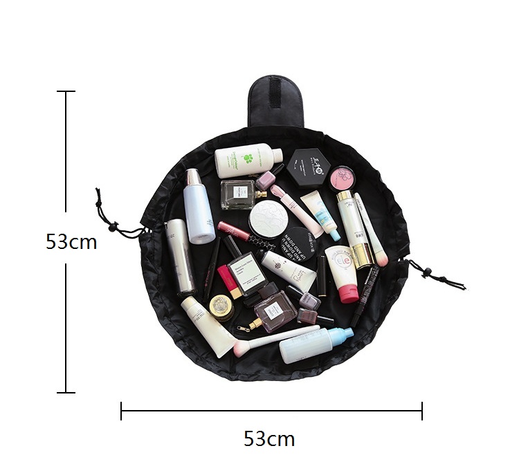 Polyester-Solid-Color-Drawstring-Cosmetic-Bag-Travel-Portable-Lazy-Storage-Bag-1377043-12