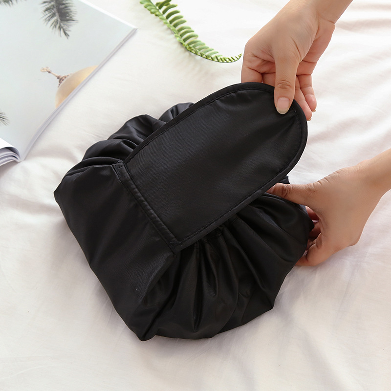 Polyester-Solid-Color-Drawstring-Cosmetic-Bag-Travel-Portable-Lazy-Storage-Bag-1377043-6