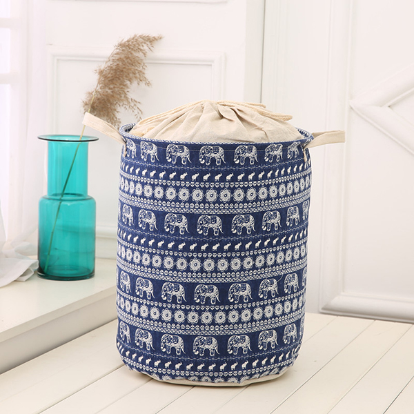 35x45cm-Waterproof-Durable-Cloth-Storage-Baskets-High-Capacity-Cotton-Linen-Laundry-Box-Organizer-1200378-1