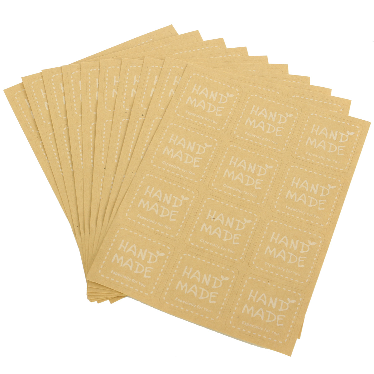 120Pcs-Kraft-Craft-Paper-Label-Tape-Hand-Made-Seal-Sticker-DIY-Stitch-Bags-Boxes-1304920-9