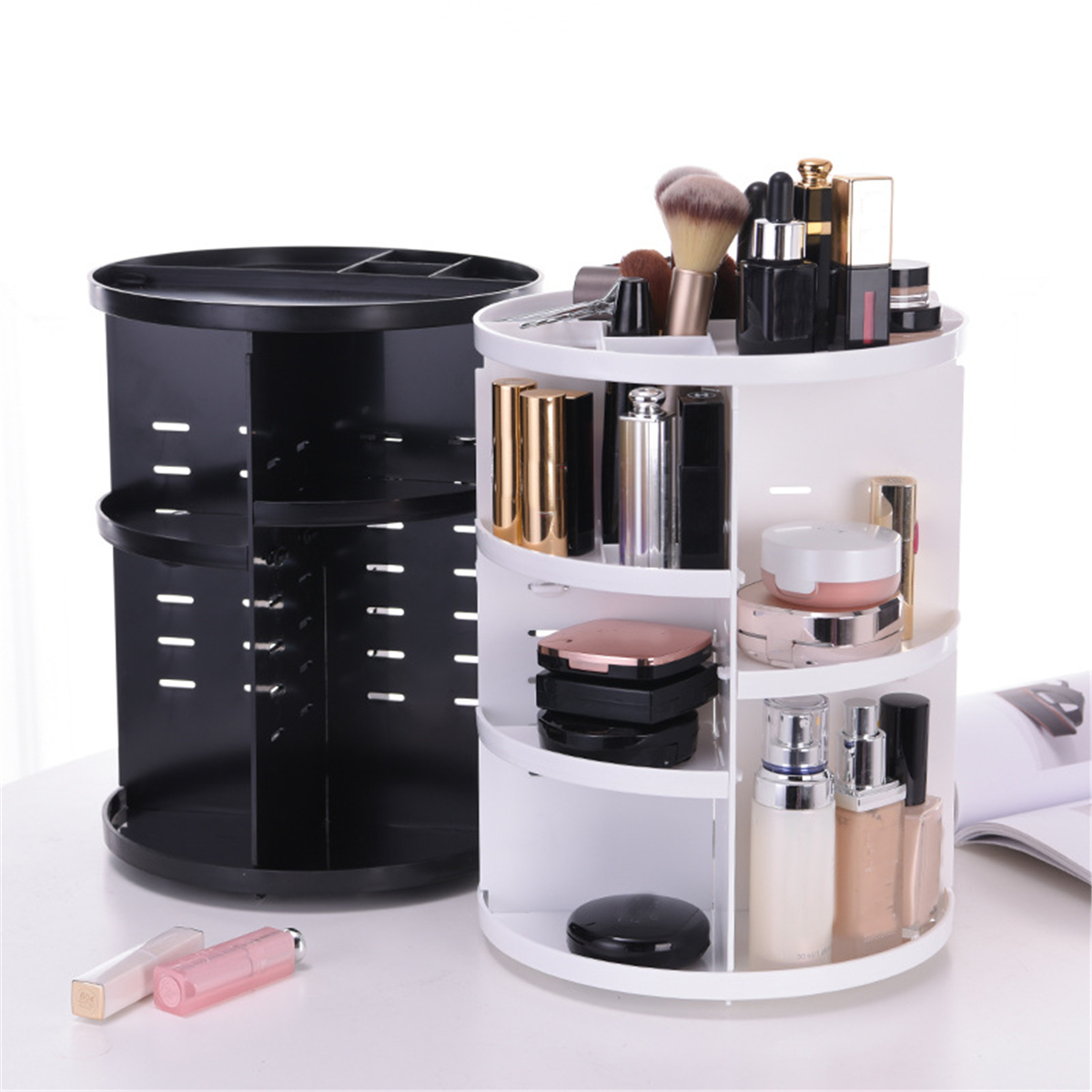 Cosmetic-Makeup-Organizer-Storage-Box-Shelf-360deg-Rotating-Display-Acrylic-Makeup-Storage-Baskets-1195455-1