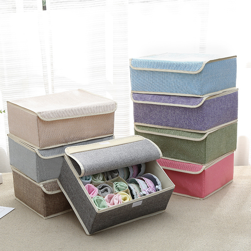 Cotton-Underwear-Storage-Box-Organizer-Multi-Collapsible-Bra-Underwear-Socks-Storage-Box-Parts-Stora-1423409-4