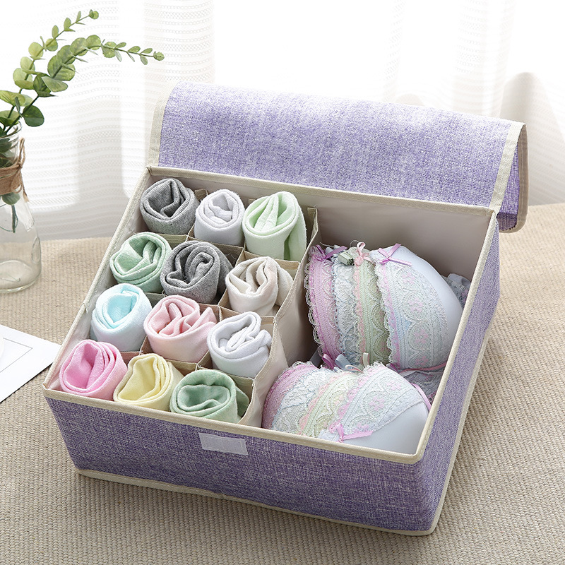 Cotton-Underwear-Storage-Box-Organizer-Multi-Collapsible-Bra-Underwear-Socks-Storage-Box-Parts-Stora-1423409-8