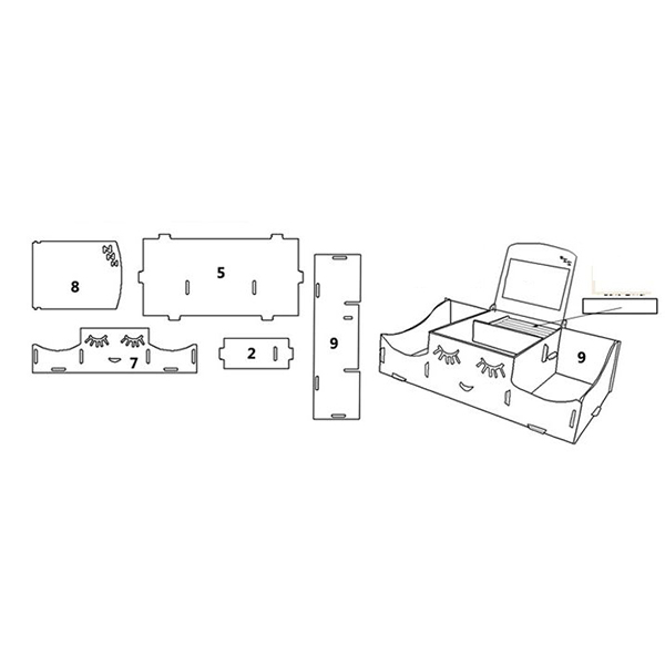 Creative-Diy-Wooden-Cosmetic-Storage-Box-Desktop-Storage-Container-With-Mirror-Desktop-Organizer-1189072-9