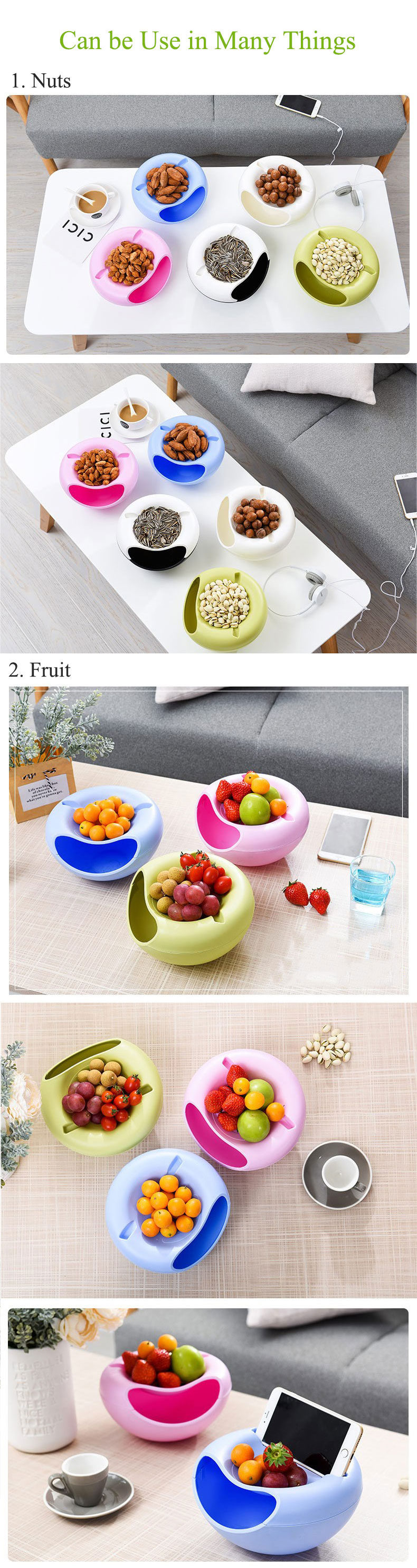 Honana-HN-B20-Multifunction-Storage-Box-Fruit-Snacks-Nut-Holder-Home-Organizer-Accessories-1149487-2