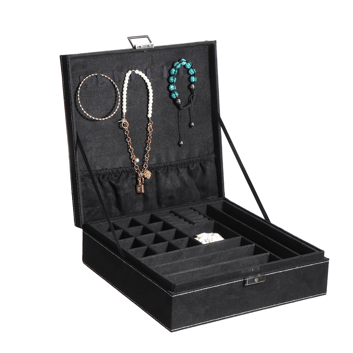Multi-function-Vintage-Jewelry-Box-Organizers-Two-layer-Lockable-Jewelry-Display-Storage-Case-1855370-30