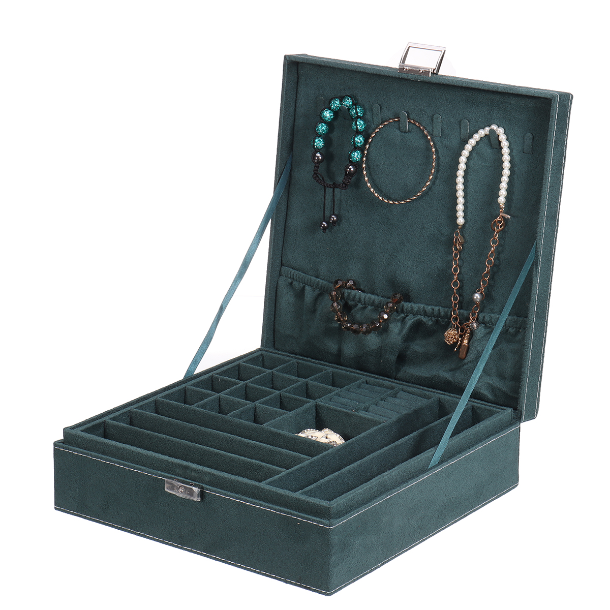 Multi-function-Vintage-Jewelry-Box-Organizers-Two-layer-Lockable-Jewelry-Display-Storage-Case-1855370-32