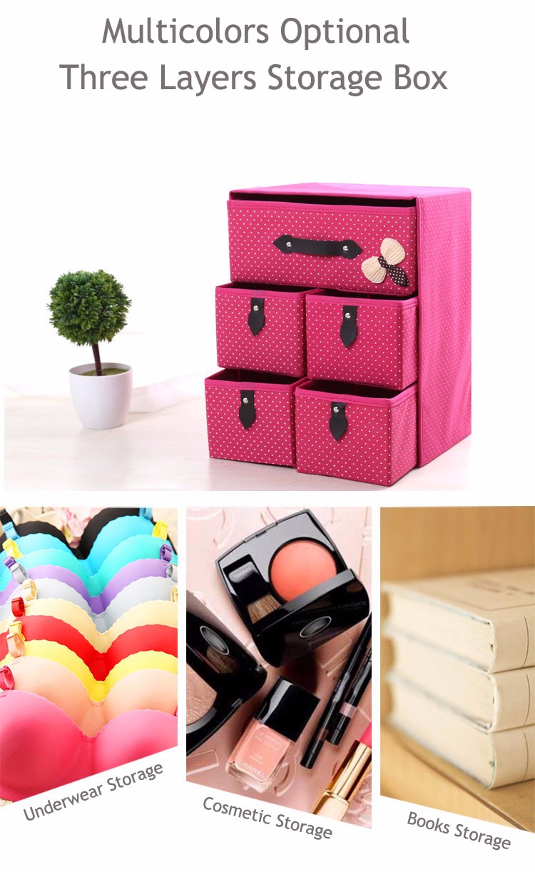 Three-Layer-Storage-Box-Five-Drawer-Non-woven-Underwear-Cosmetic-Makeup-Sundries-Organizer-1111641-1