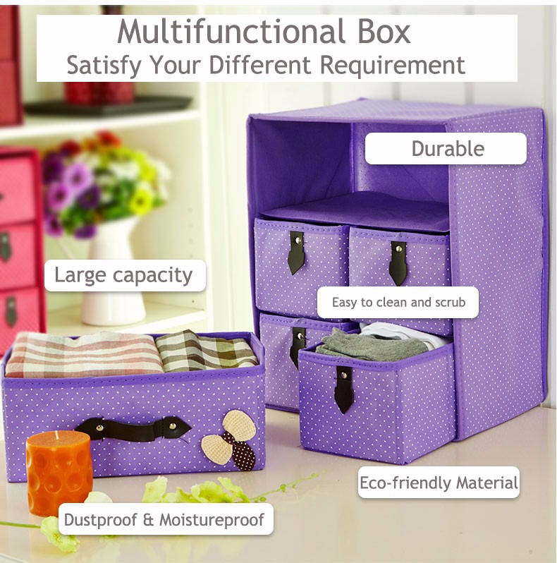 Three-Layer-Storage-Box-Five-Drawer-Non-woven-Underwear-Cosmetic-Makeup-Sundries-Organizer-1111641-2