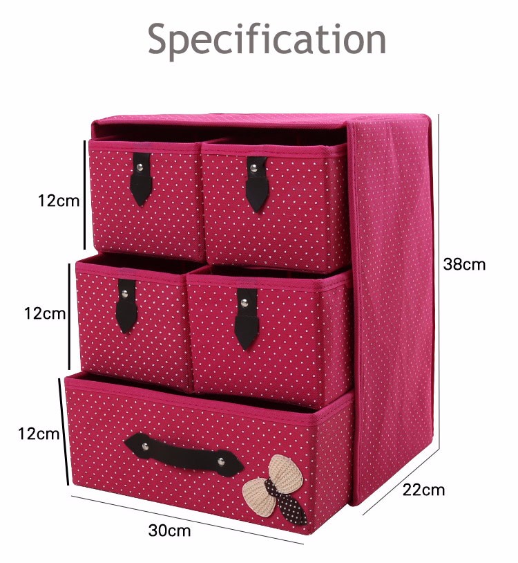Three-Layer-Storage-Box-Five-Drawer-Non-woven-Underwear-Cosmetic-Makeup-Sundries-Organizer-1111641-10