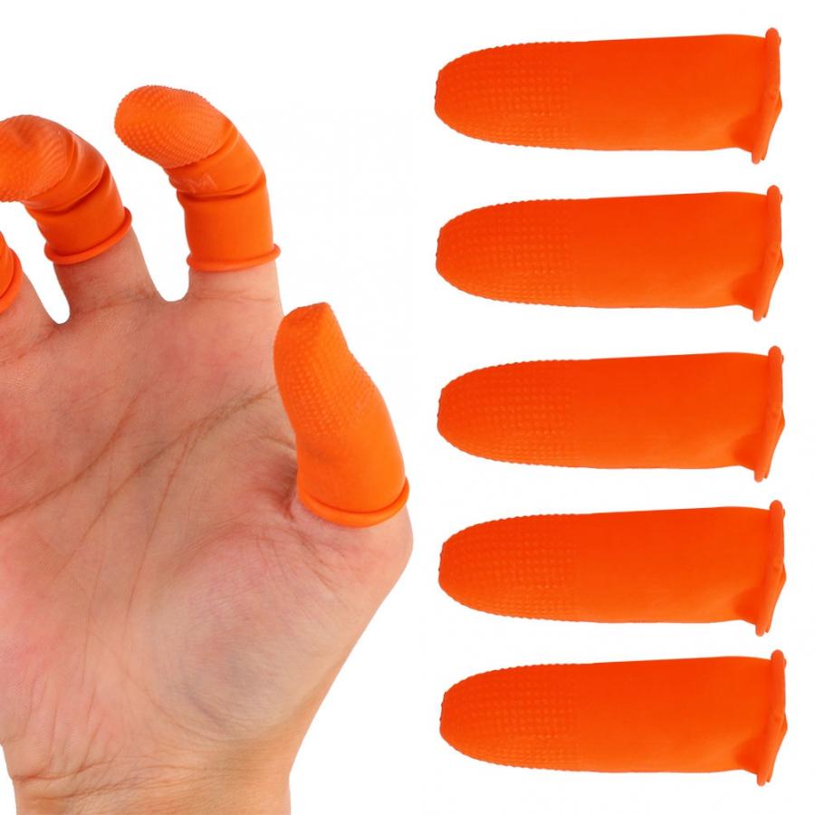 Bakeey-100pcs-Single-use-Ultra-thin--Anti-slip-Anti-dust-Anti-static-Latex-Fingertips-Gloves-Finger--1619715-2