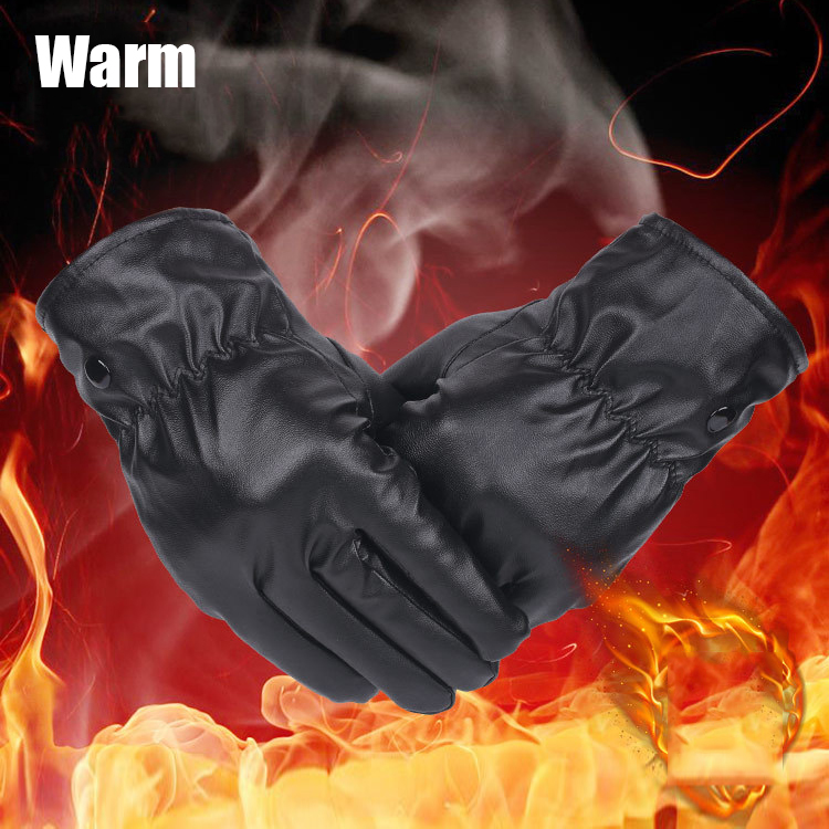 Bakeey-PU-Leather-Screen-Touch-Gloves-Winter-Warm-Waterproof-Outdoor-Motorcycle-Bicycle-Riding-Games-1619714-1