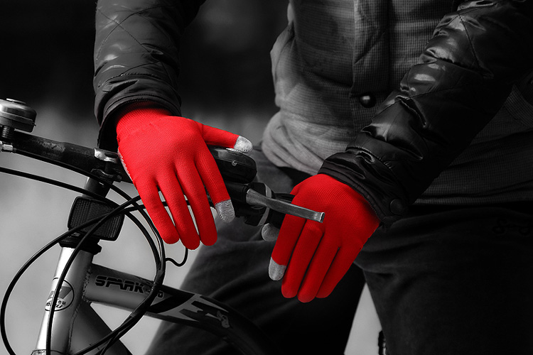 Bakeey-Thin-Two-fingers-Touch-Screen-Gloves-Outdoor-Sports-Cycling-Driving-Jogging-Running-Anti-Slip-1622519-3