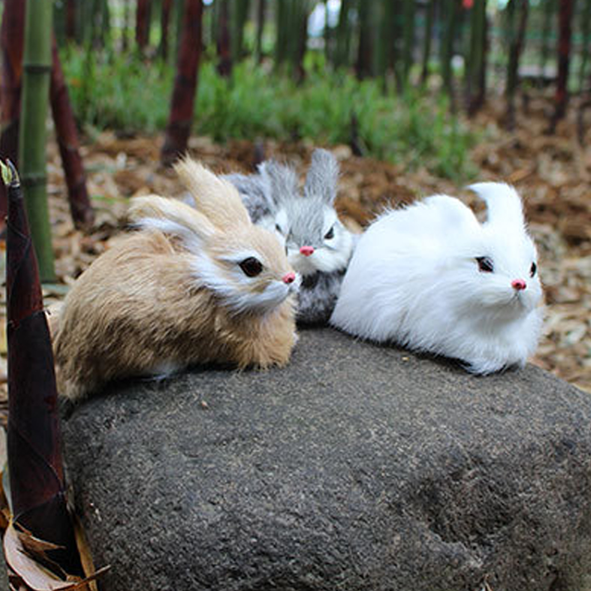 15cm-Mini-Realistic-Cute-White-Plush-Rabbits-Fur-Lifelike-Animal-Furry-Easter-Bunny-Stuffed-Plush-To-1453128-2