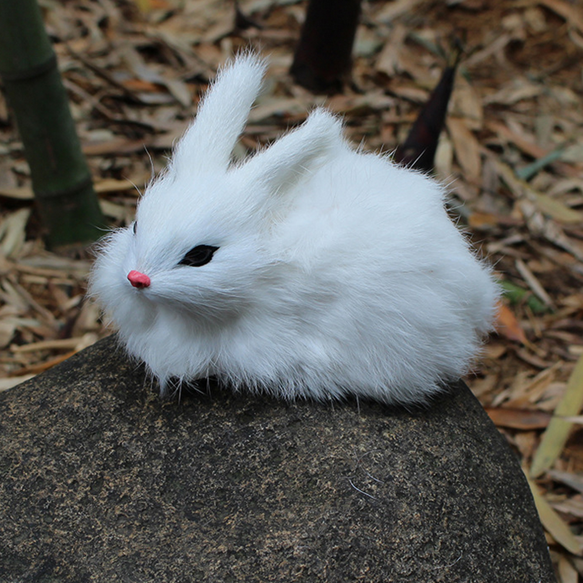 15cm-Mini-Realistic-Cute-White-Plush-Rabbits-Fur-Lifelike-Animal-Furry-Easter-Bunny-Stuffed-Plush-To-1453128-4