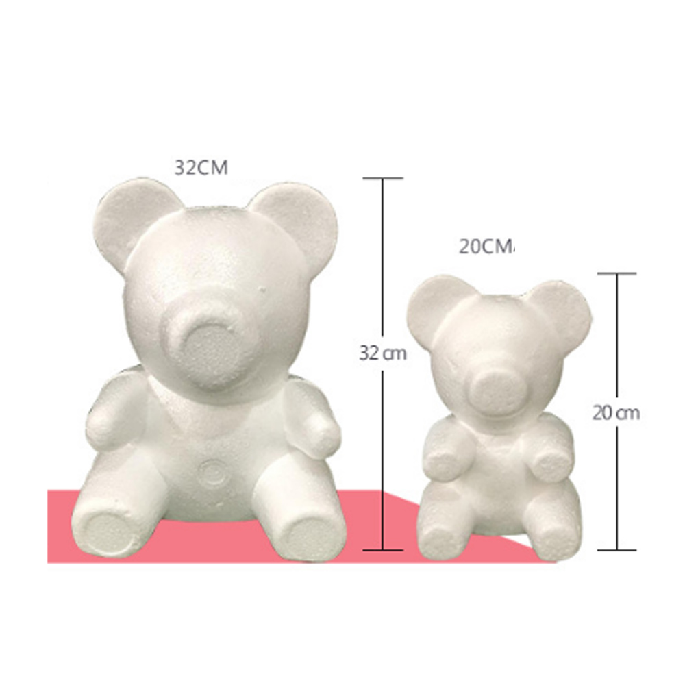 20cm-Hug-Bear-Foam-DIY-Model-Stuffed-Plush-Toy-Childrens-gift-1522219-3