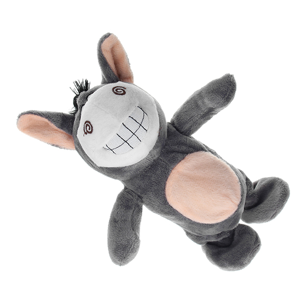 20cm-Talking-Donkey-Sound-Record-Stuffed-Animal-Plush-Cow-Walking-Electronic-Moving-Doll-1210428-9