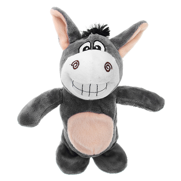 20cm-Talking-Donkey-Sound-Record-Stuffed-Animal-Plush-Cow-Walking-Electronic-Moving-Doll-1210428-10