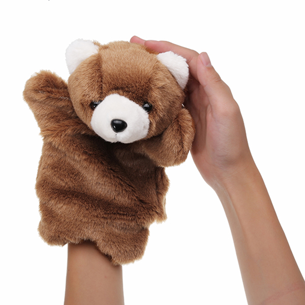 27CM-Stuffed-Animal-Bear-Fairy-Tale-Hand-Puppet-Classic-Children-Figure-Toys-Plush-1222946-5