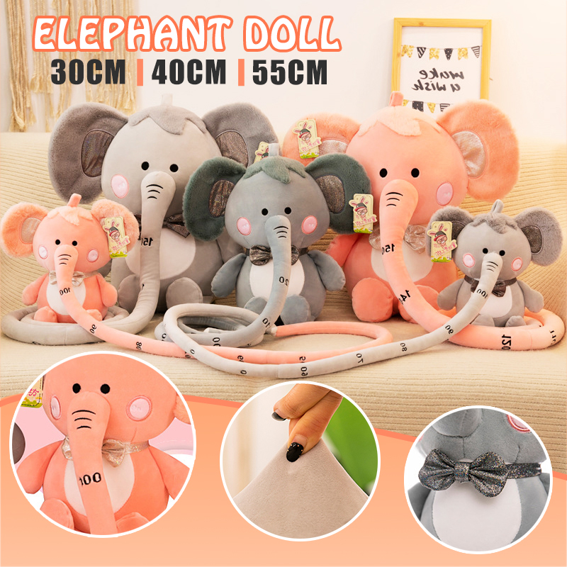 304055CM-Soft-Down-Cotton-Stuffed-Plush-Toy-with-Long-Nose-Height-Ruler-Function-for-Childrens-Birth-1617629-1
