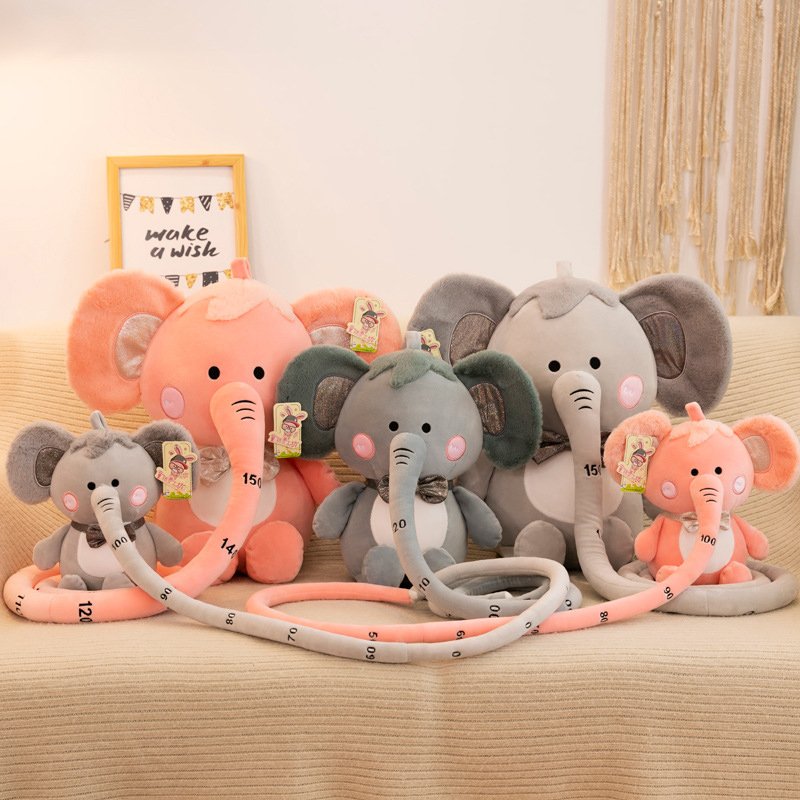 304055CM-Soft-Down-Cotton-Stuffed-Plush-Toy-with-Long-Nose-Height-Ruler-Function-for-Childrens-Birth-1617629-6