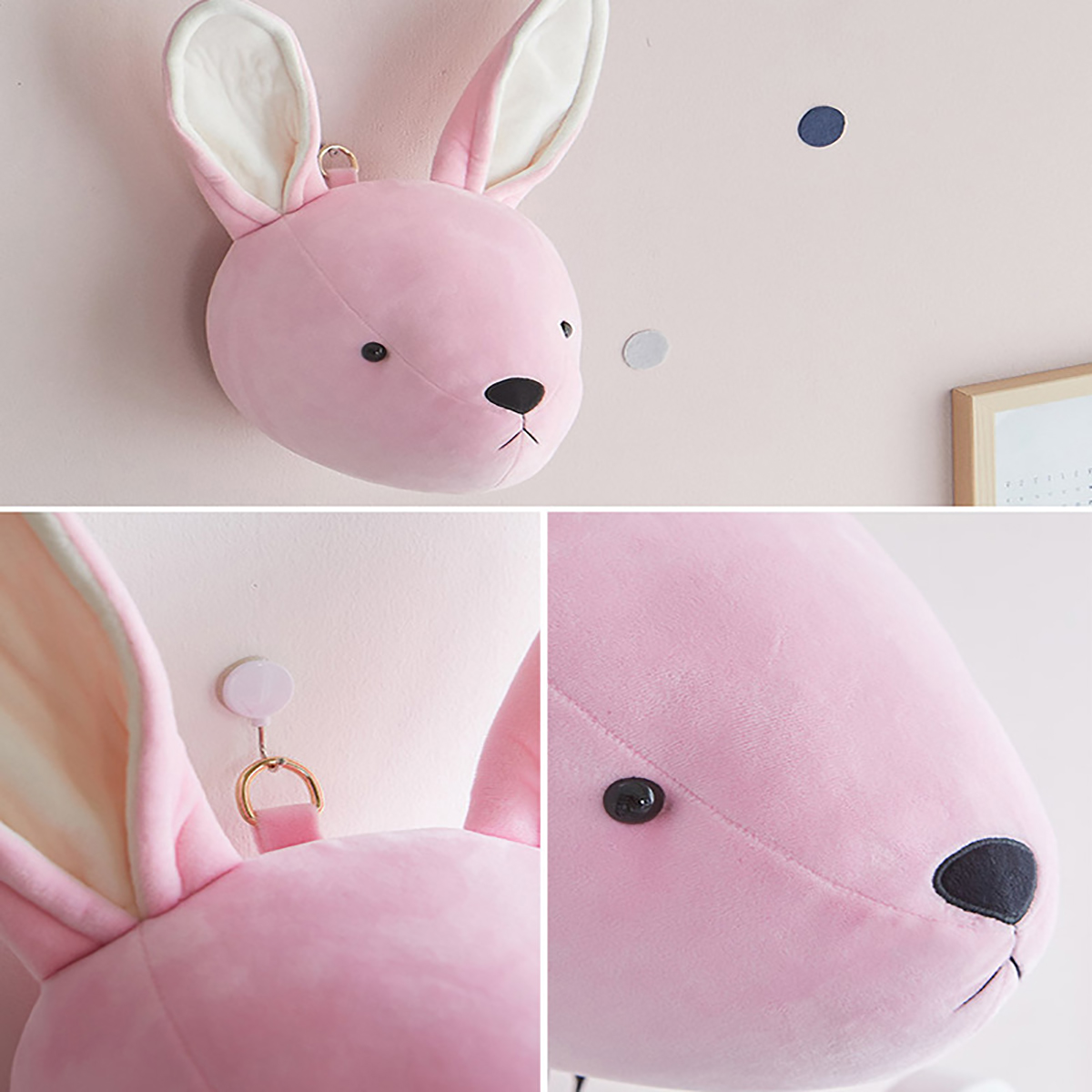 3D-Plush-Animal-Heads-Elephant-Bear-Deer-Wall-Decor-for-Children-Christmas-Birthday-Stuffed-Plush-To-1668966-6
