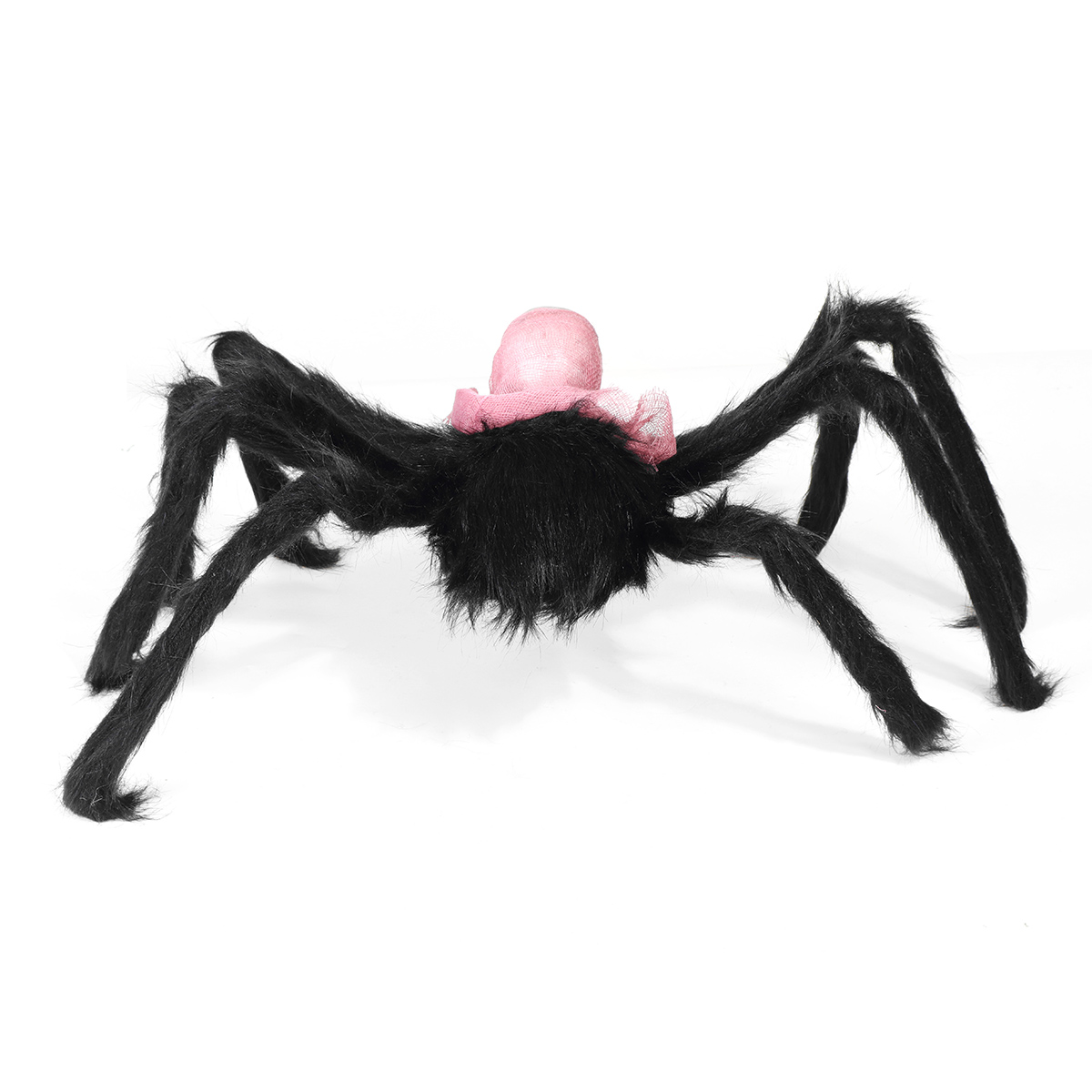 7575cm-Simulation-Skull-Ghost-Head-Plush-Spider-Spider-Leg-Straighten-Horror-Toy-1818663-8