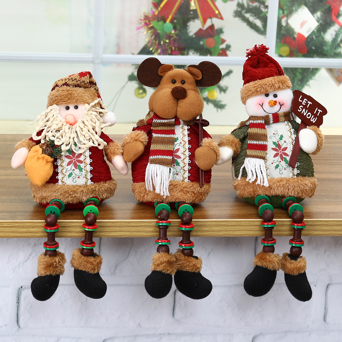 Santa-Snowman-Reindeer-Doll-Christmas-Decoration-Tree-Hanging-Ornament-Gift-1352337-1