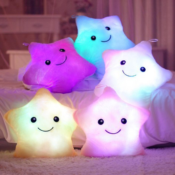 Smile-Star-LED-Flash-Light-Stuffed-Cushion-Soft-Cotton-Plush-Throw-Pillow-Decor-Children-Valentines--1214890-1