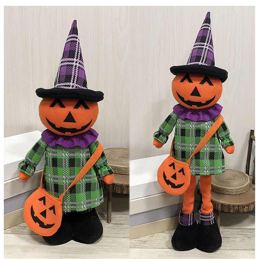 Stretchable-Stuffed-Plush-Toy-Halloween-Party-Cute-Pumpkin-Witch-Decoration-Toys-1351457-7
