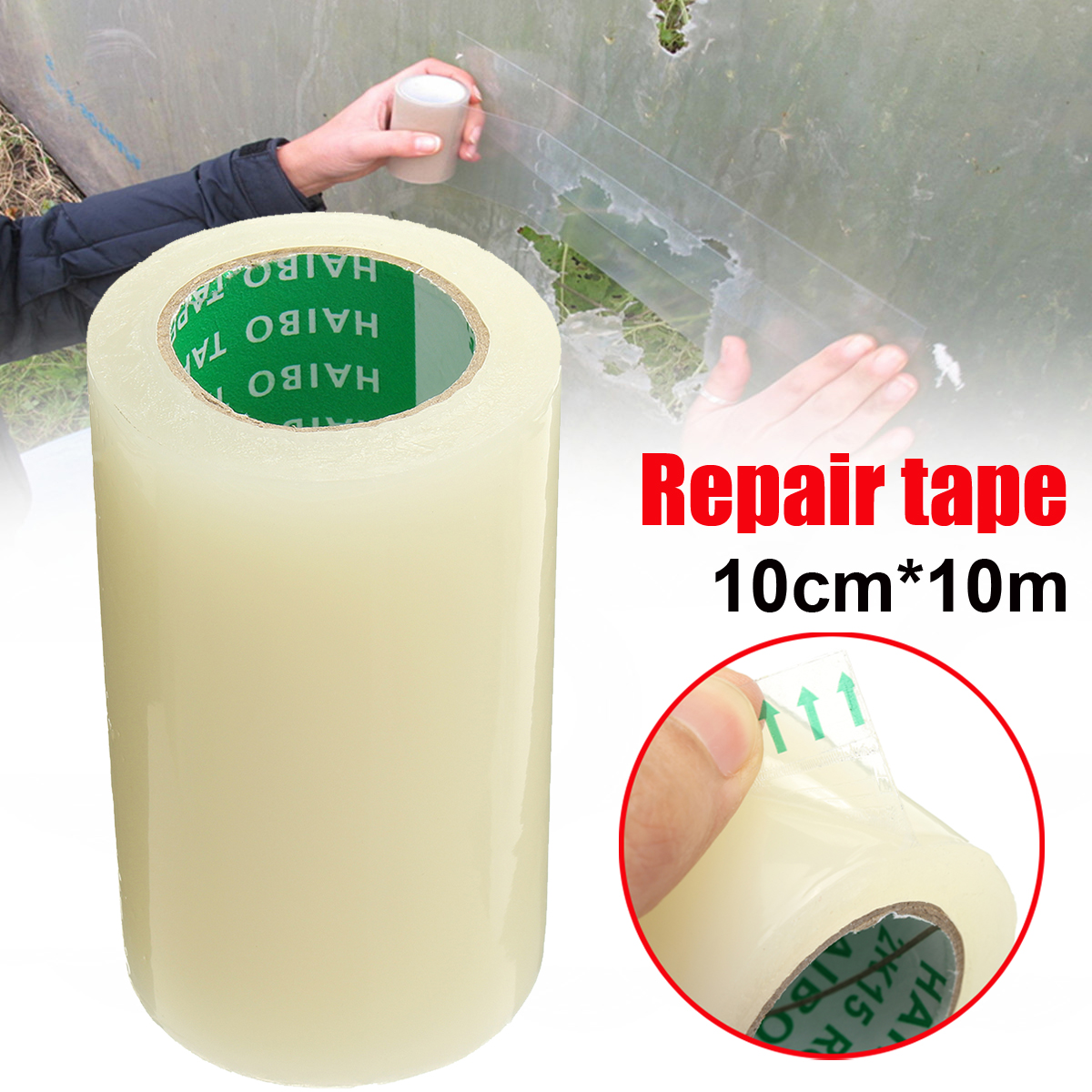 10cm-X10m-Extra-Strong-Clear-UV-Greenhouse-Polythene-Permanent-Repair-Tape-1309376-1