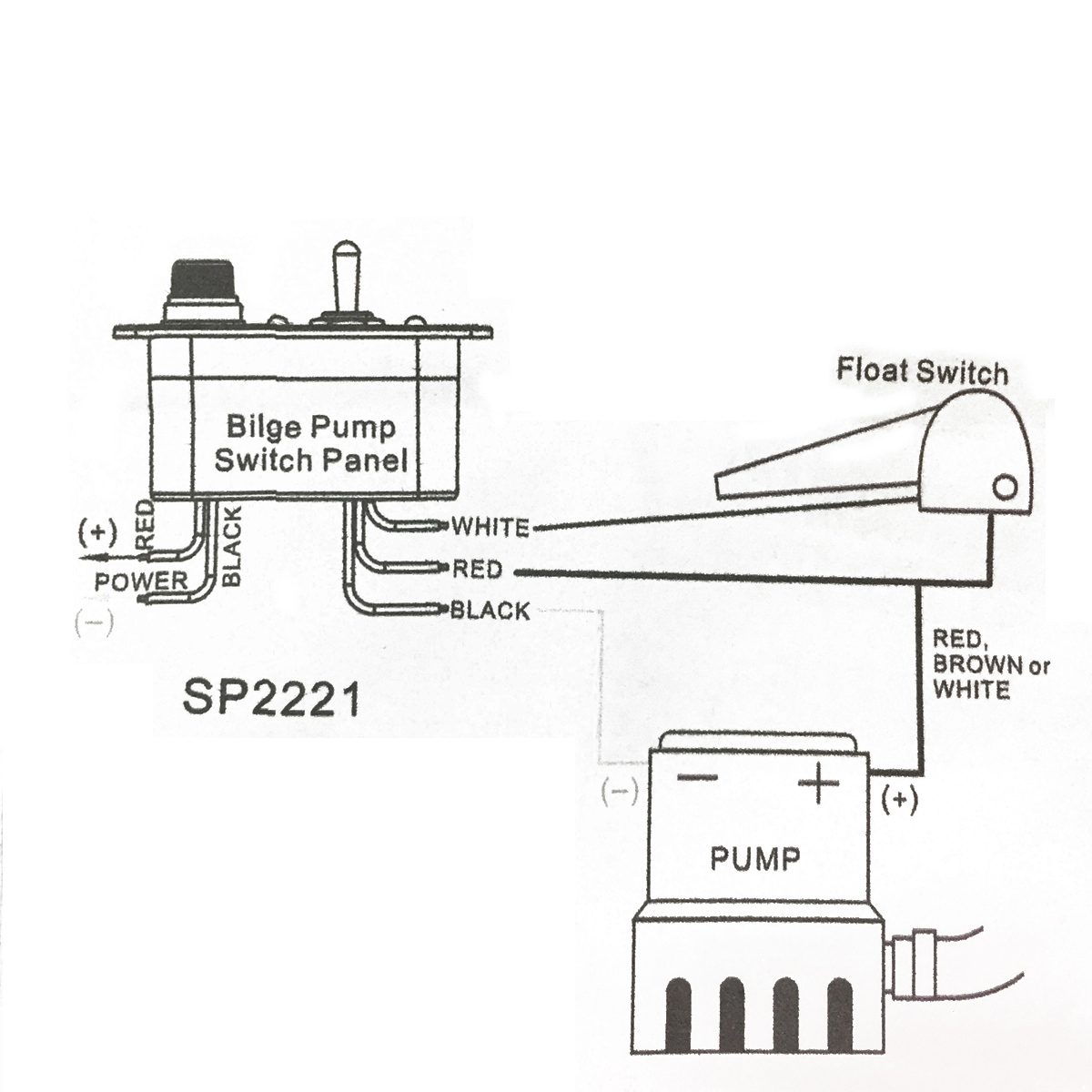 12V-LED-Indicator-Bilge-Pump-Switch-Panel-Housing-3-Way-Panel-Manual--Off--Auto-RV-Marine-Boat-1340425-1