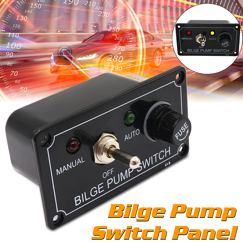 12V-LED-Indicator-Bilge-Pump-Switch-Panel-Housing-3-Way-Panel-Manual--Off--Auto-RV-Marine-Boat-1340425-2