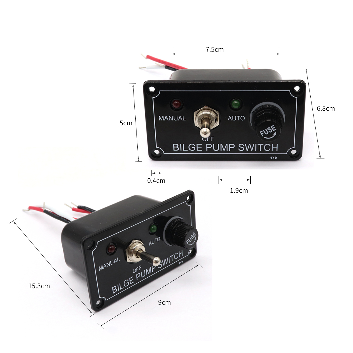 12V-LED-Indicator-Bilge-Pump-Switch-Panel-Housing-3-Way-Panel-Manual--Off--Auto-RV-Marine-Boat-1340425-10