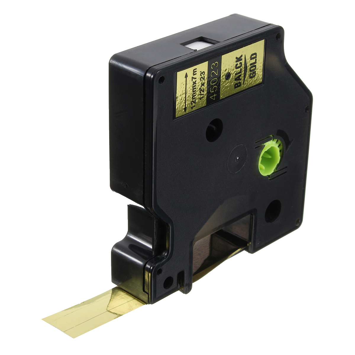 12mmx7m-Plastic-Label-Tape-Compatible-For-Dymo-D1-LetraTag-45016-45017-45018-45019-1559360-8