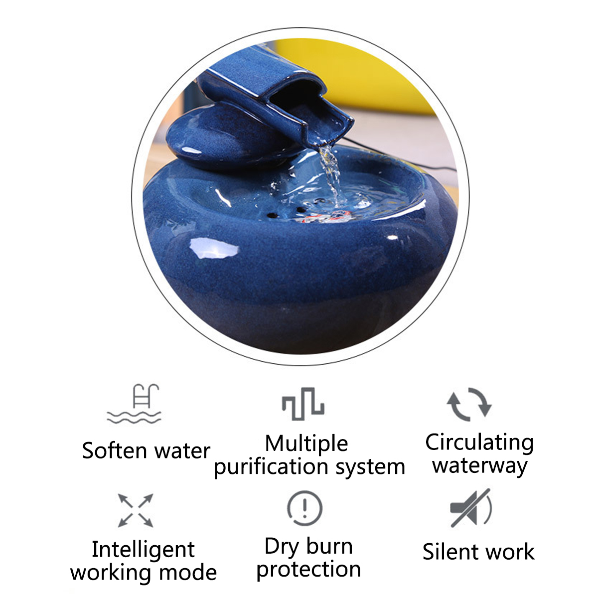 1300ml-Smart-Ceramic-Pet-Automatic-Waterer-Circulating-Water-Dispenser-Fountain-For-Pet-1587881-3