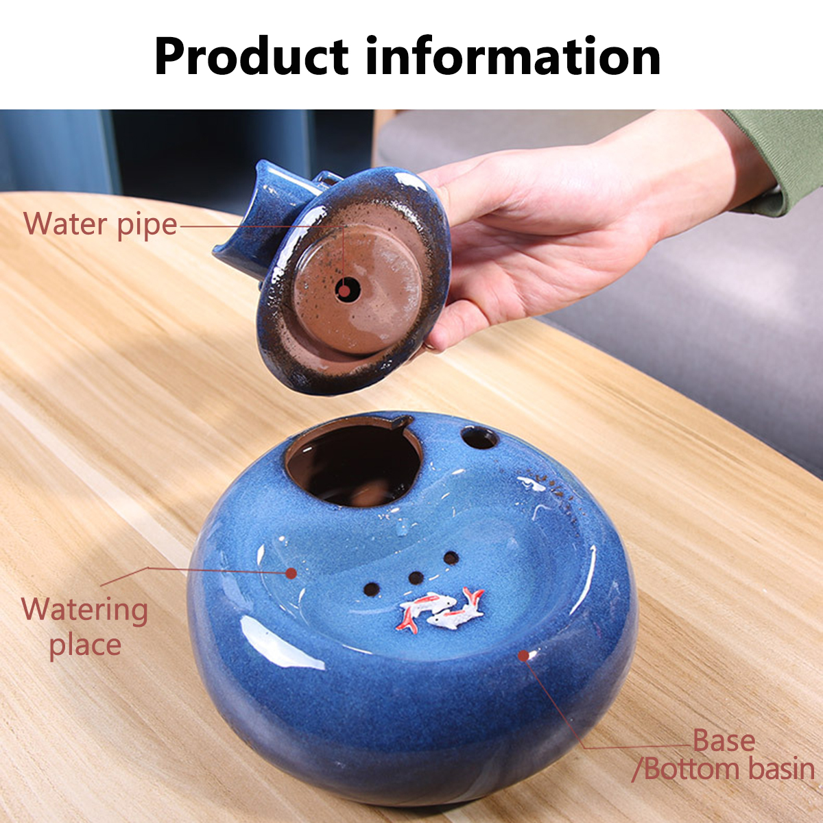1300ml-Smart-Ceramic-Pet-Automatic-Waterer-Circulating-Water-Dispenser-Fountain-For-Pet-1587881-4