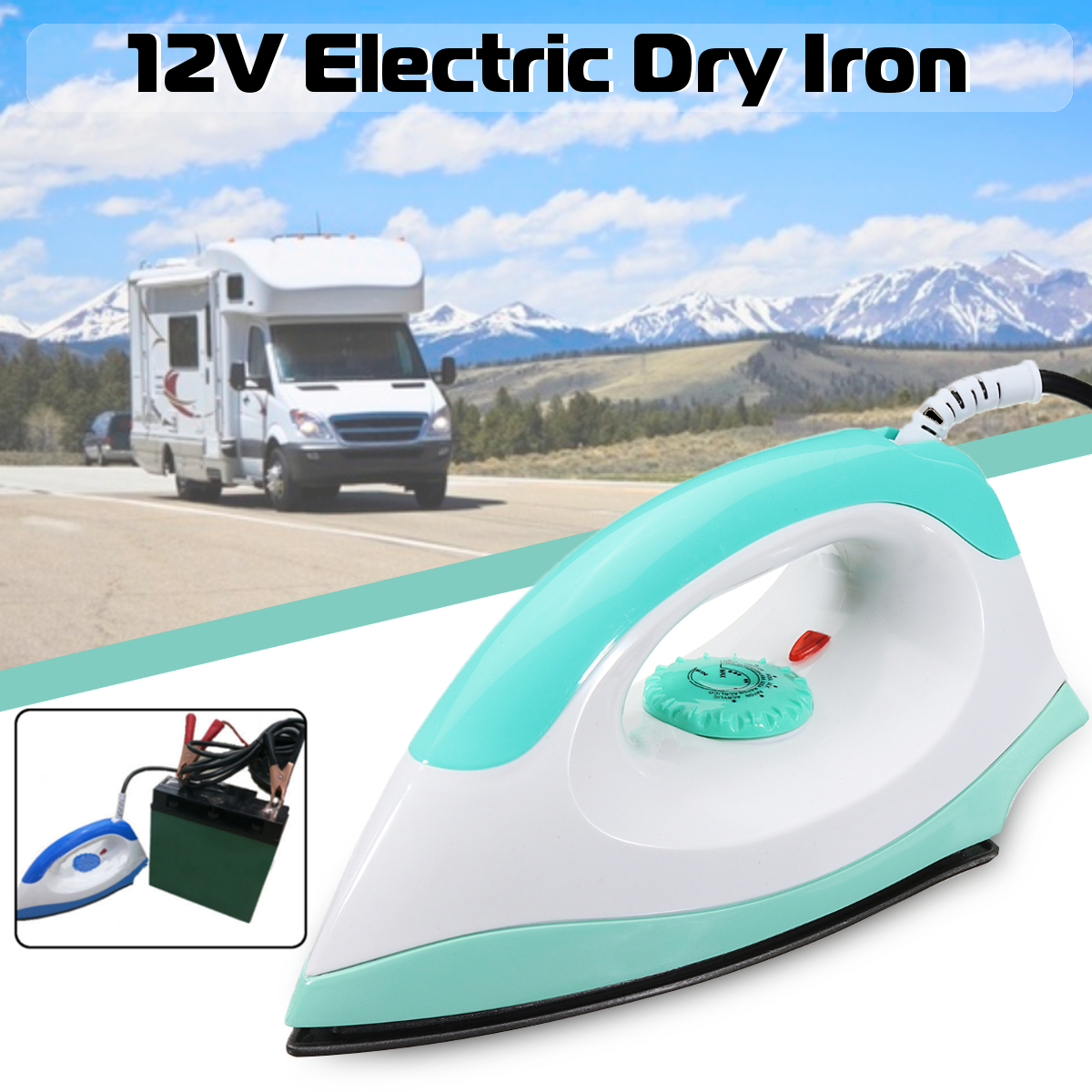 150W-DC12V-Mini-Electric-Iron-Portable-Clothes-Dry-Handheld-Steamer-Steam-Irons-Travel-Equipment-1347808-1