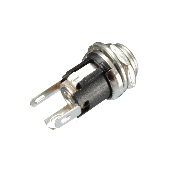 1PC-55X25mm-Power-Socket-Threaded-Head-DC-Connector-Adapter-Plug-Metal-Panel-Mount-Socket-1176984-1