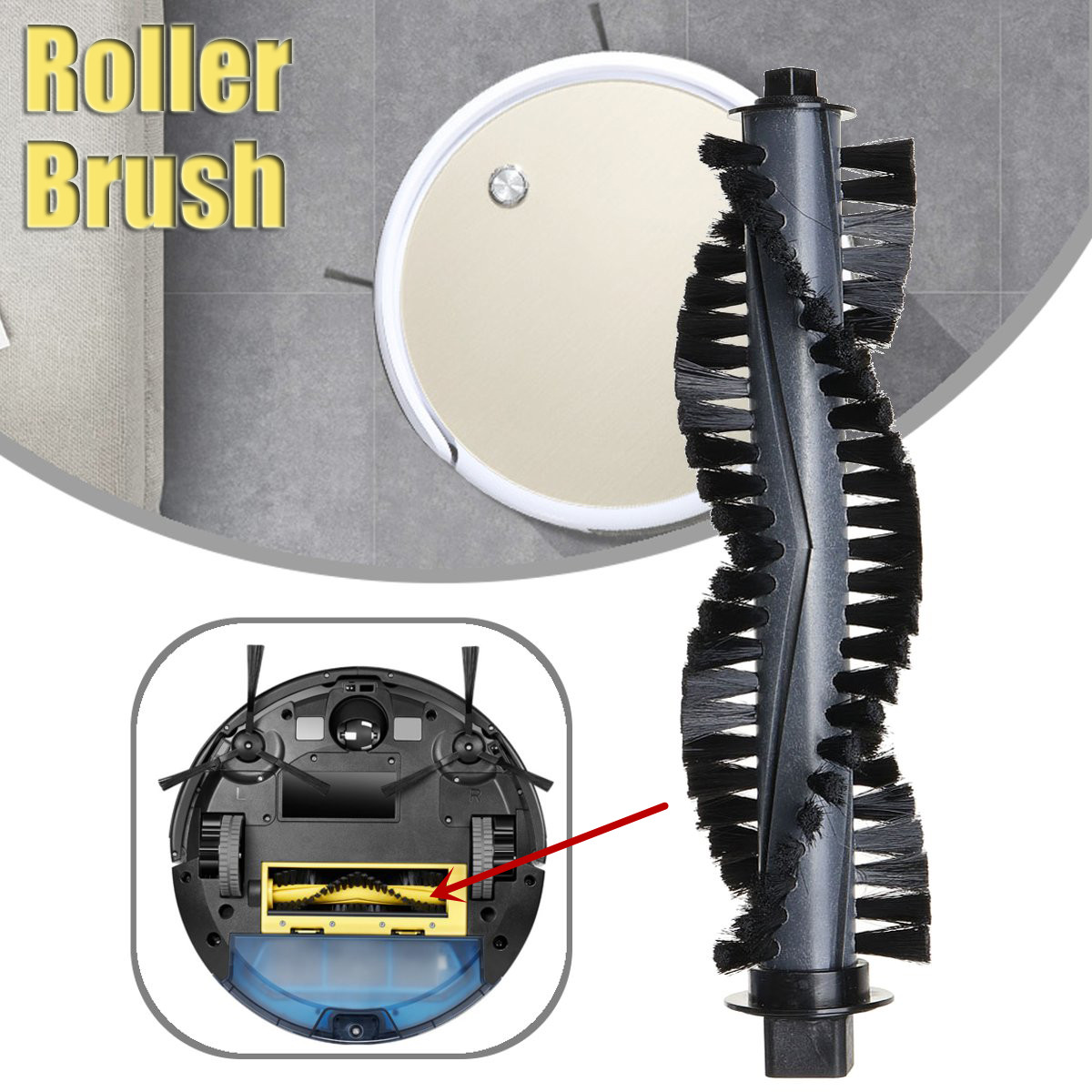 1Pcs-Main-Roller-Brush-Replacement-Part-for-ILIFE-A4S-Robot-Vacuum-Cleaner-1390782-2
