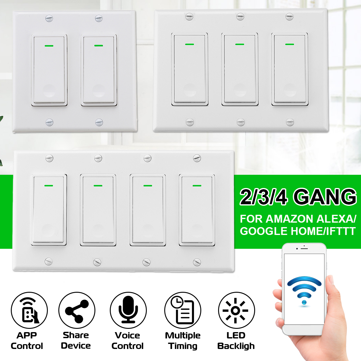 2-4-Gang-Smart-WiFi-Wall-Light-Fan-Switch-Modern-Panel-For-Amazon-Alexa-Google-Home-1643500-2