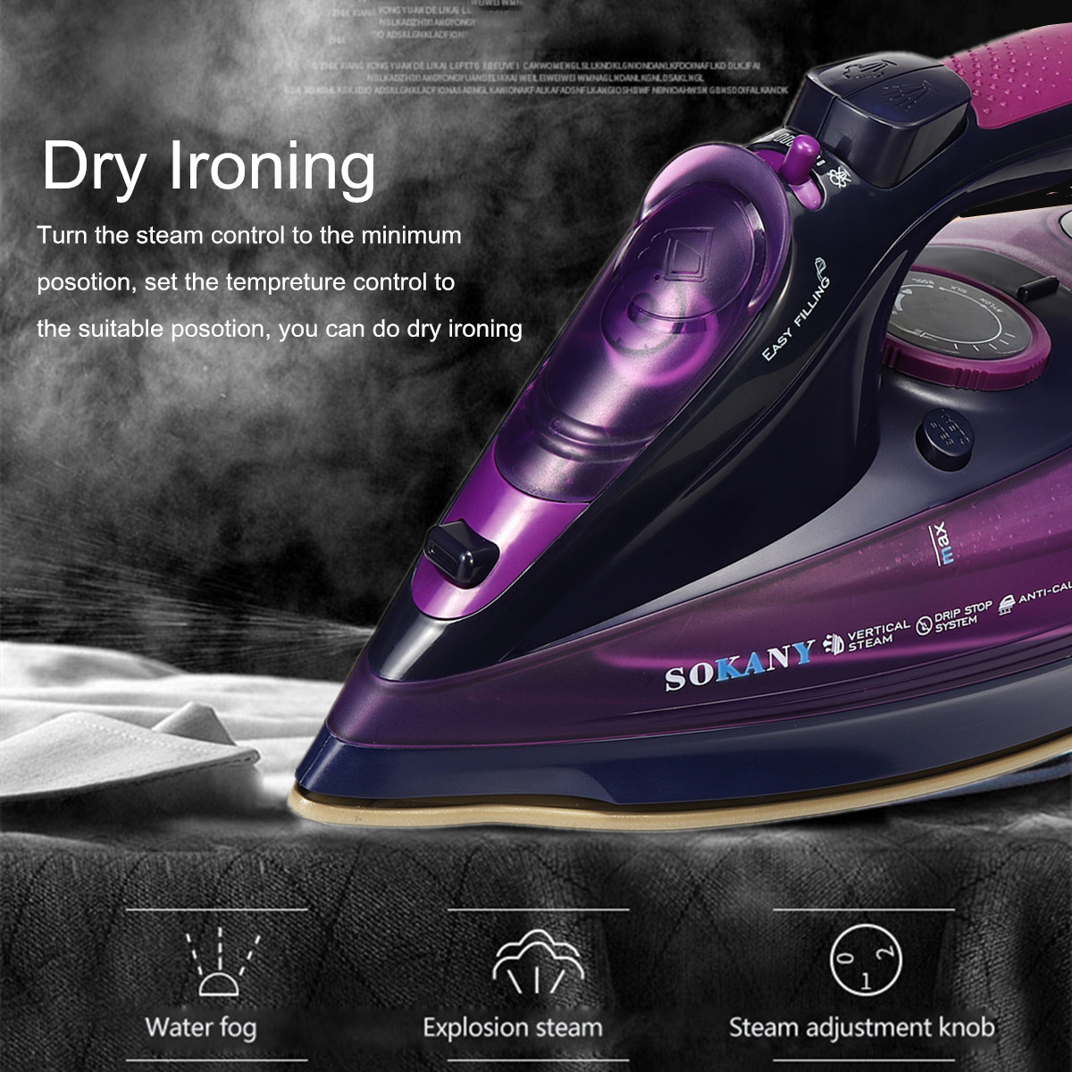 2400W-220V-Cordless-Steam-Iron-Multifunction-Clothes-Docking-Station-Dry-Ironing-Industry-1346803-4