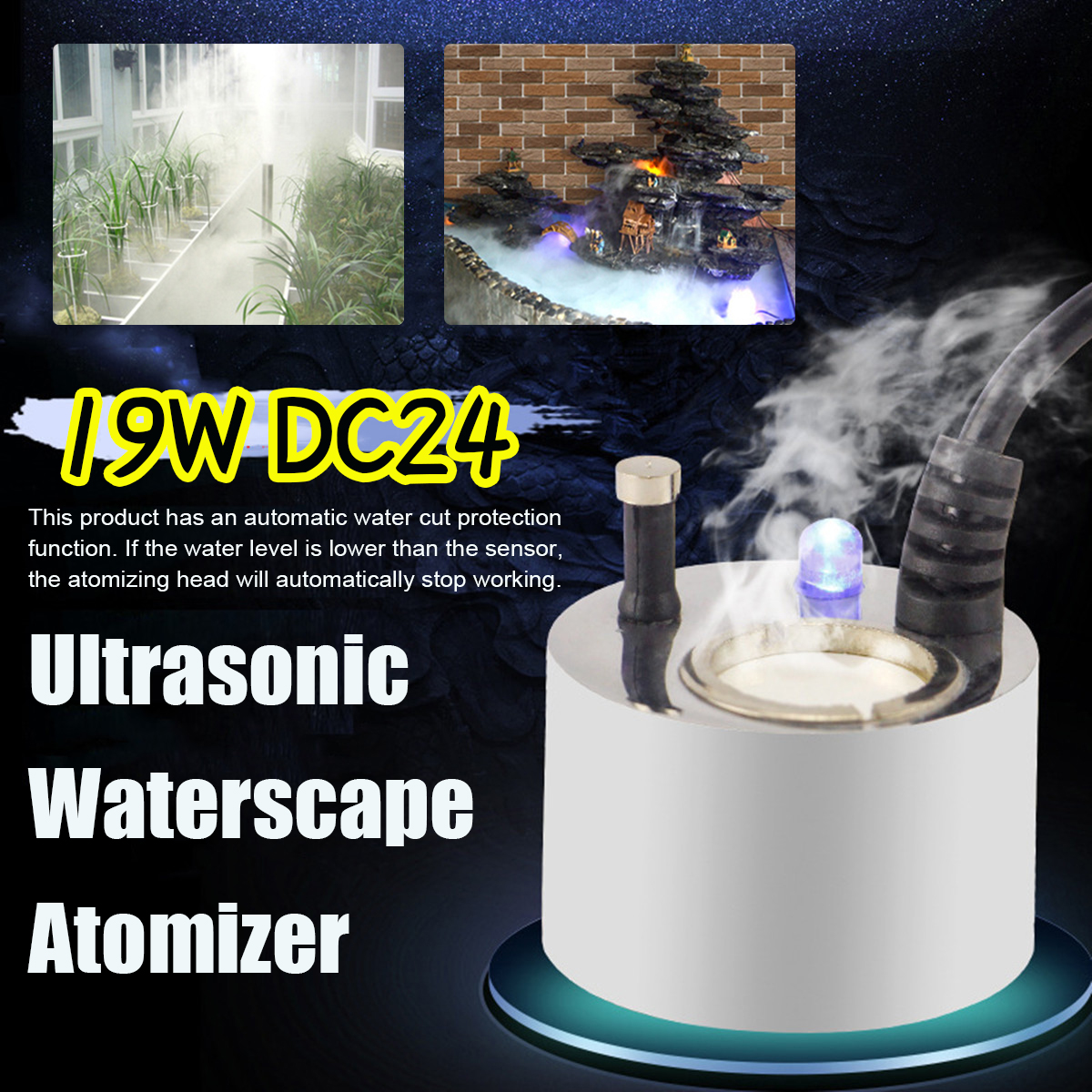 24V-19W-36mm-Ultrasonic-Air-Humidifier-Household-Mist-Maker-Waterscape-Atomizer-1725567-1