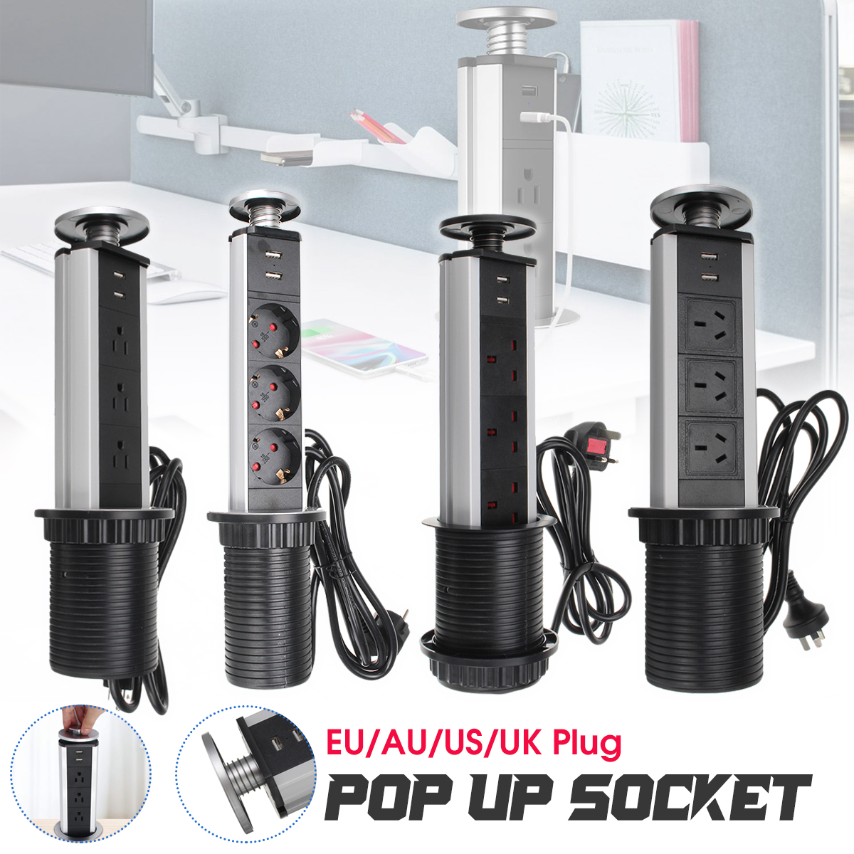 3-Plug-2-USB-Pull-Pop-Up-Socket-Power-Strip-Kitchen-Office-Desk-2M-Extension-1872421-2