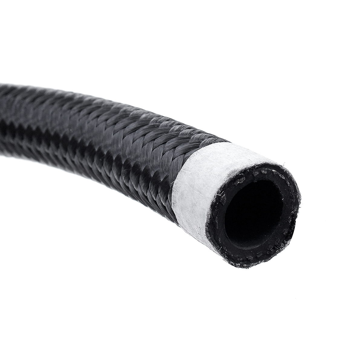 3FT-AN4AN6AN8AN10-Car-Fuel-Hose-Oil-Gas-Line-Nylon-Stainless-Steel-Braided-Black-1682427-6