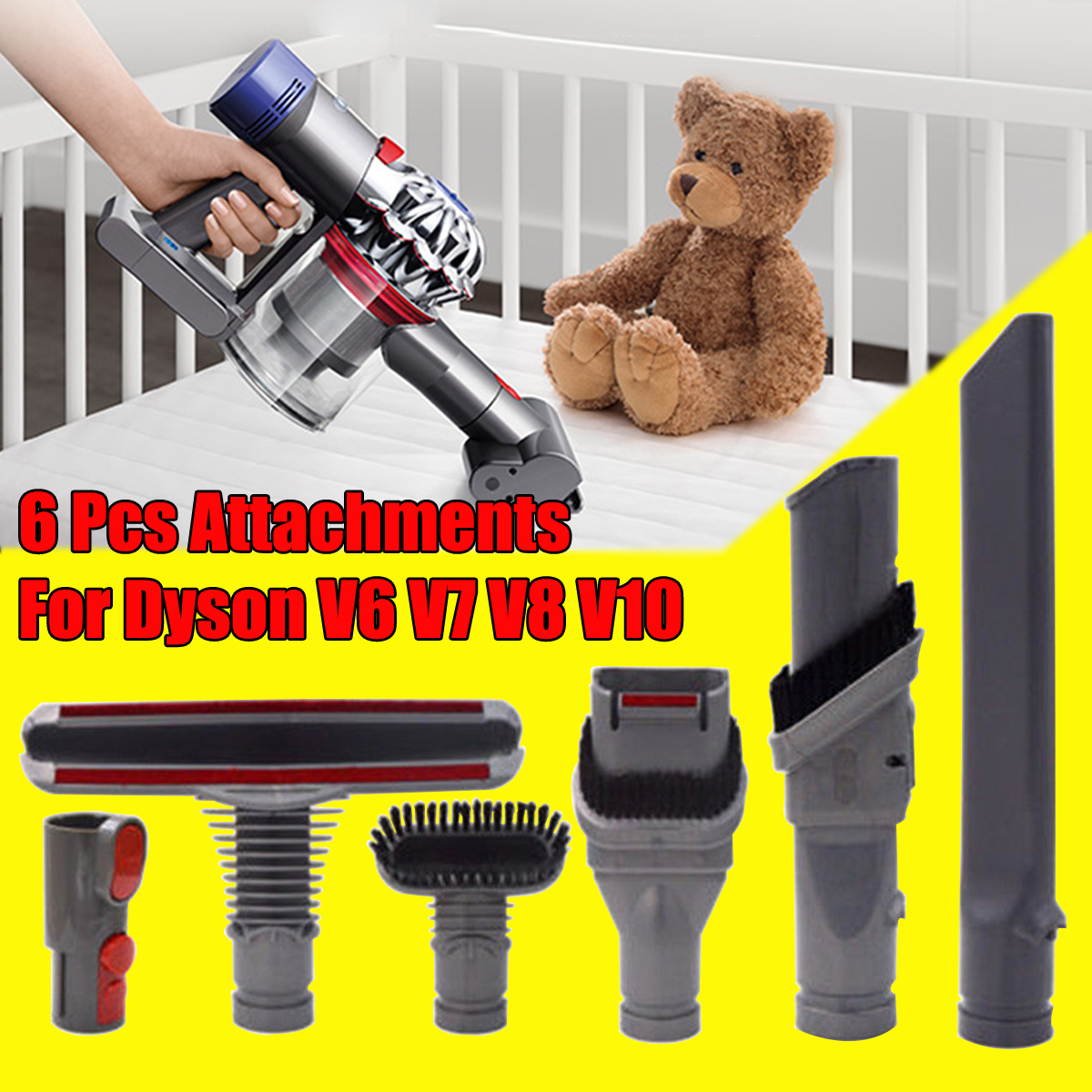6Pcs-Vacuum-Cleaner-Brush-Parts-Adapter-Accessories-Kit-for-Dyson-V6-V7-V8-V10-1351251-1