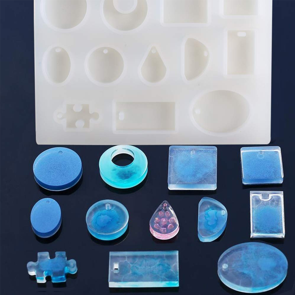 79Pcs-DIY-Creative-Crystal-Epoxy-Mould-Jewelry-Silicone-Accessories-Resin-Casting-Molds-1460810-6