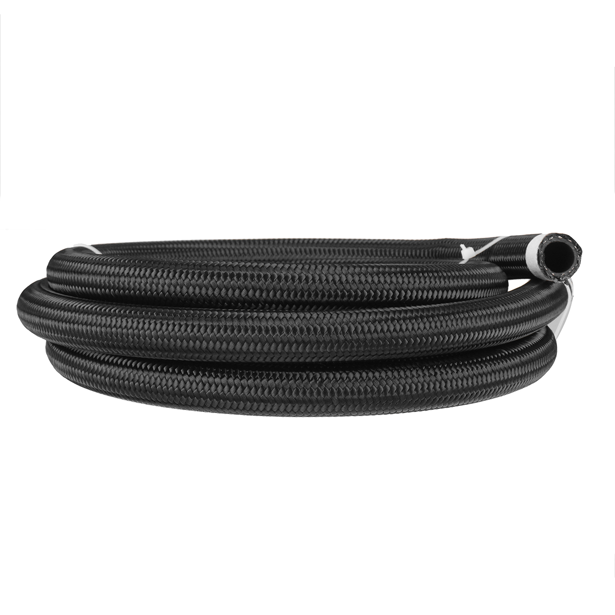 8FT-AN4AN6AN8AN10-Car-Fuel-Hose-Oil-Gas-Line-Nylon-Stainless-Steel-Braided-Black-1682377-5