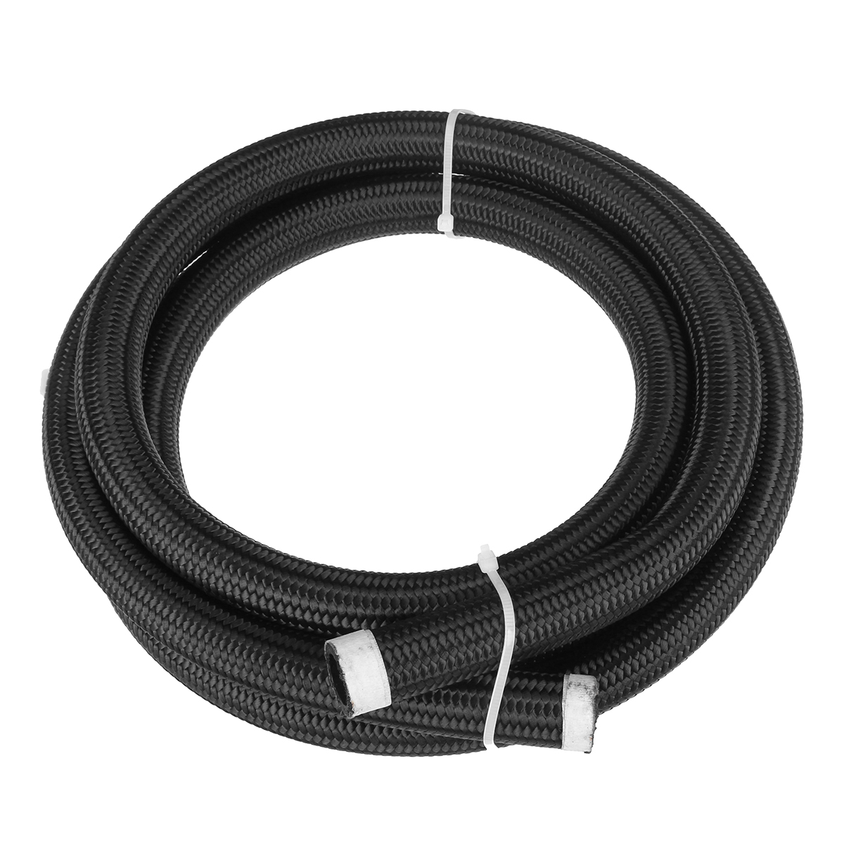 8FT-AN4AN6AN8AN10-Car-Fuel-Hose-Oil-Gas-Line-Nylon-Stainless-Steel-Braided-Black-1682377-6